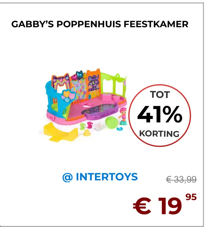 Aanbieding: Gabby's poppenhuis feestkamer