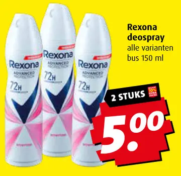 Aanbieding: Rexona deospray