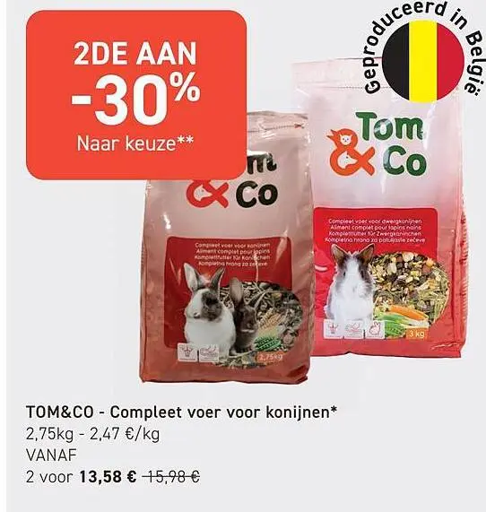 Promotie: Compleet voer voor konijnen