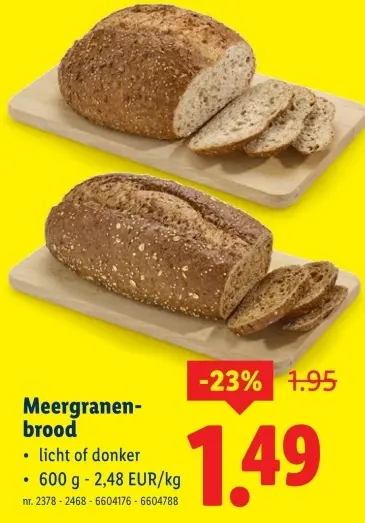 Aanbieding: Meergranenbrood