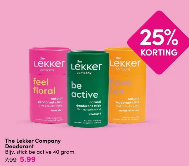 Aanbieding: Deodorant