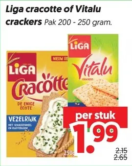 Aanbieding: Cracotte of Vitalu crackers