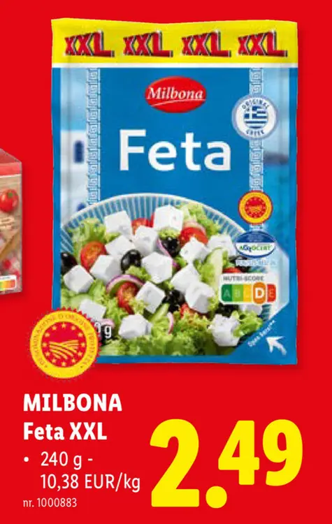 Promotie: Feta XXL