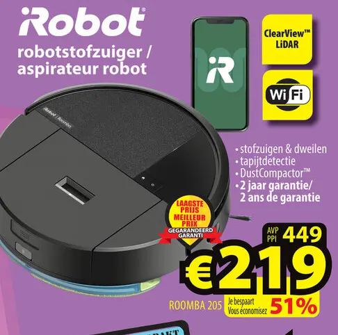 Offre: robotstofzuiger / aspirateur robot