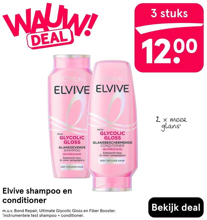 Aanbieding: Shampoo en conditioner