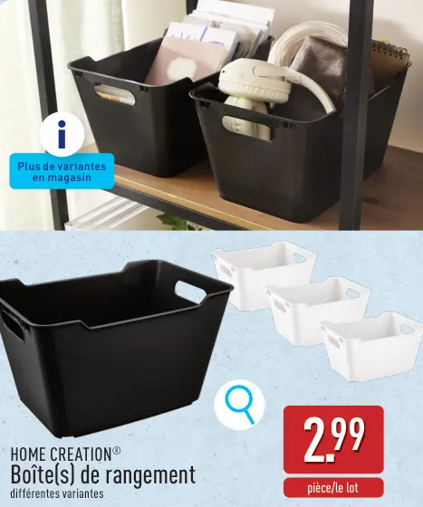 Offre: Boîte(s) de rangement