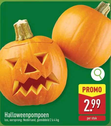 Promotie: Halloweenpompoen