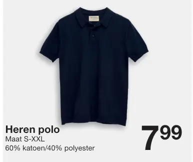 Promotie: Heren polo
