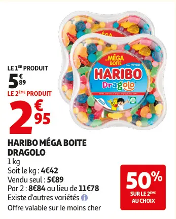 Promotie: Haribo mega boite dragolo