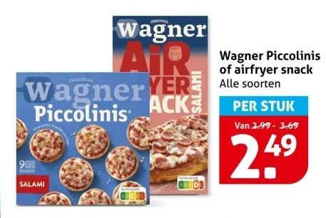 Aanbieding: Piccolinis of airfryer snack