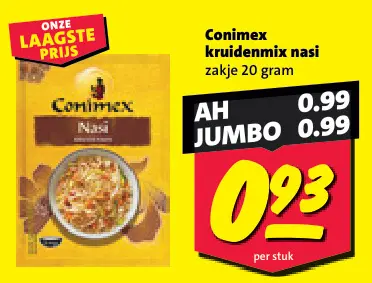 Aanbieding: kruidenmix nasi