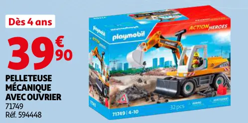 Offre: Pelleteuse mécanique avec ouvrier 71749