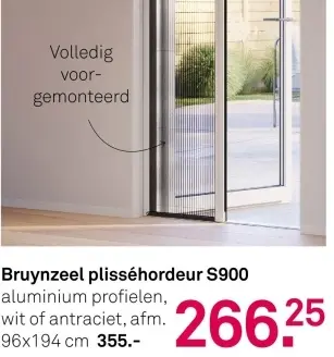 Aanbieding: Plisséhordeur S900