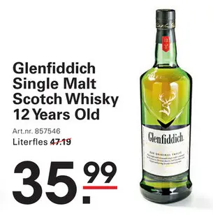 Aanbieding: Glenfiddich Single Malt Scotch Whisky