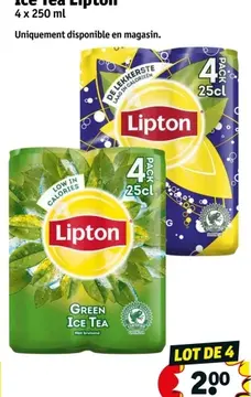 Offre: Ice Tea Lipton