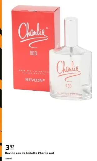 Aanbieding: Revlon eau de toilette Charlie red