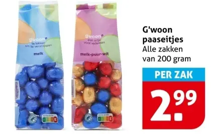 Aanbieding: paaseitjes