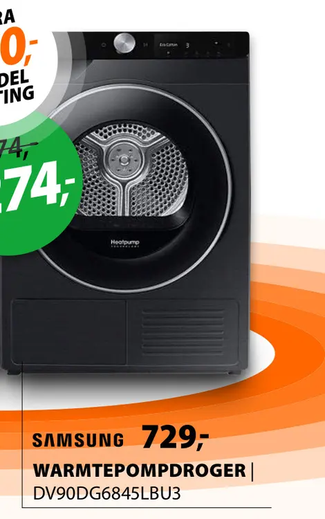 Aanbieding: Warmtepompdroger