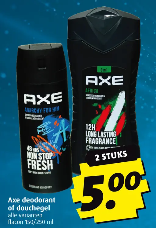 Aanbieding: AXE Anarchy for Him & Africa