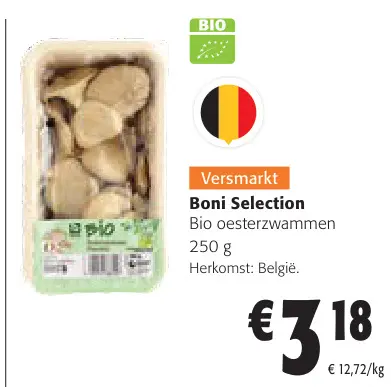 Promotie: Bio oesterzwammen