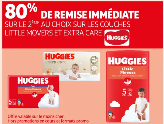 Promotie: Couches Little Movers et Extra Care