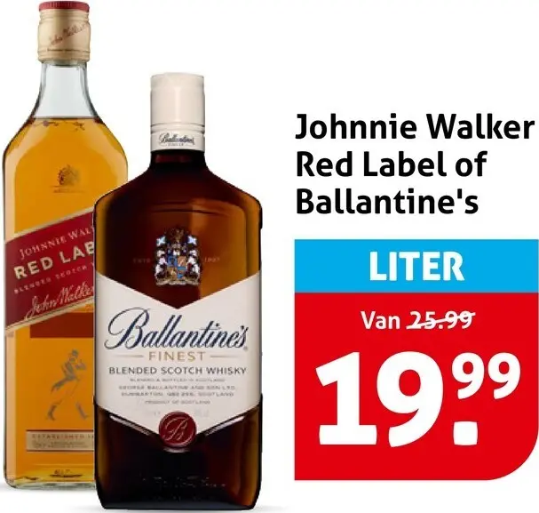 Aanbieding: Red Label of Ballantine's