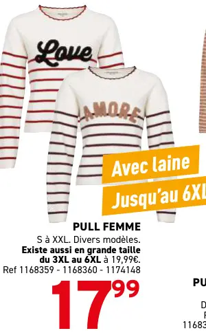 Offre: Pull femme