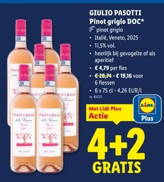 Promotie: Pinot grigio DOC