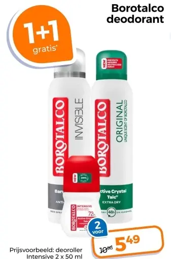 Aanbieding: Borotalco deodorant
