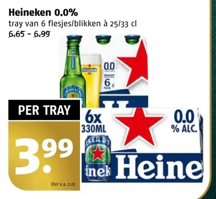 Aanbieding: Heineken 0.0%