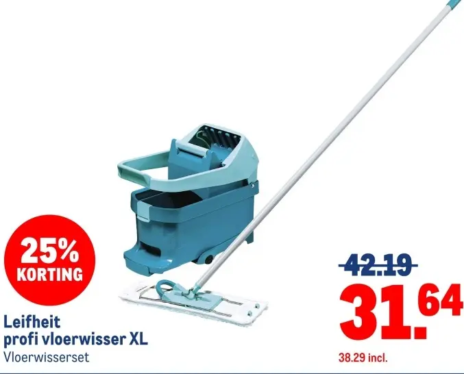 Aanbieding: profi vloerwisser XL