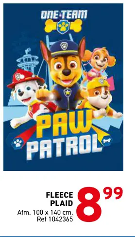 Promotie: Paw patrol plaid