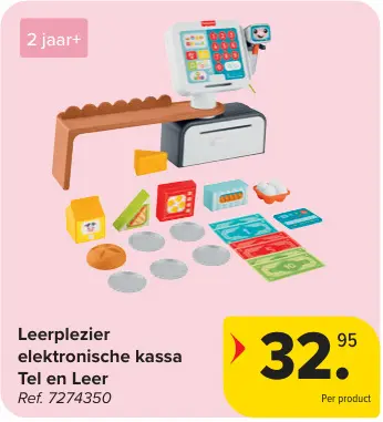 Aanbieding: Leerplezier elektronische kassa Tel en Leer