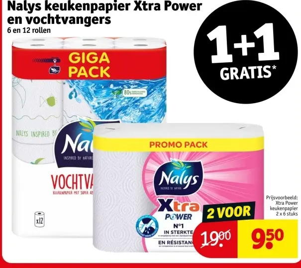 Aanbieding: keukenpapier Xtra Power en vochtvangers