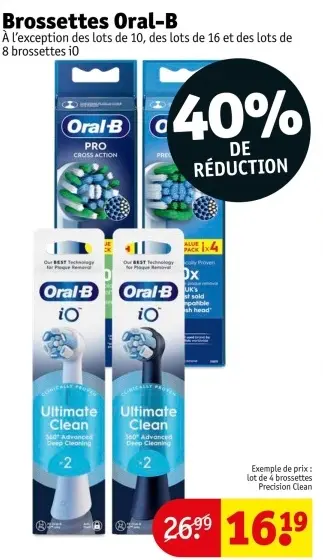 Offre: Brossettes Oral-B