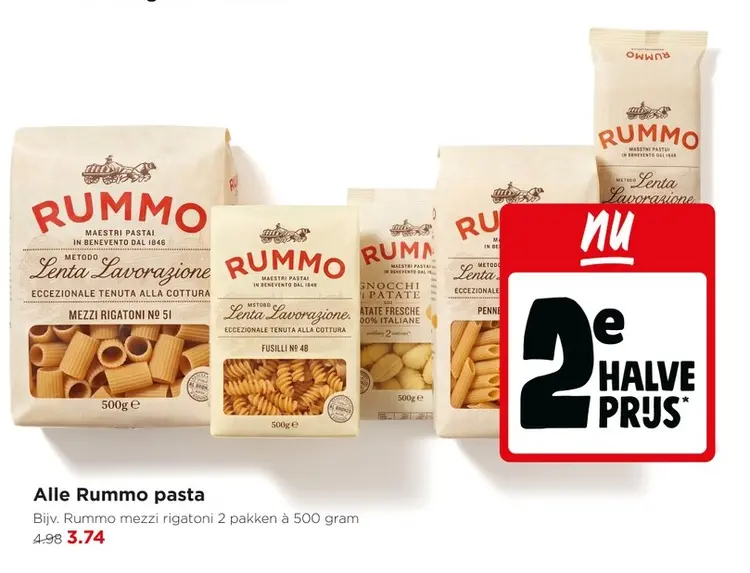 Aanbieding: Alle Rummo pasta
