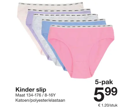 Promotie: Kinder slip