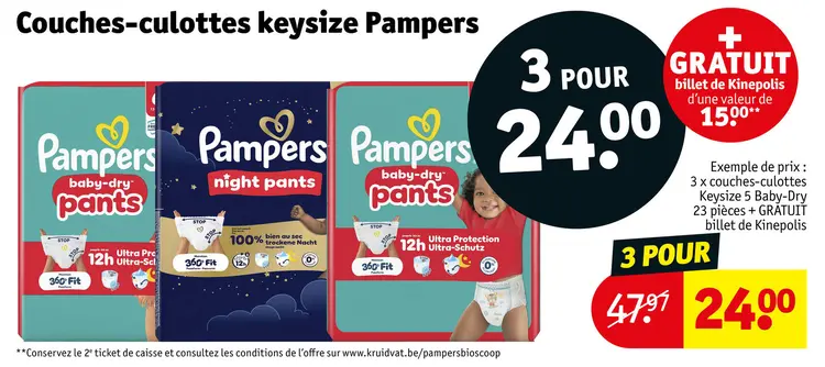Offre: Couches-culottes keysize