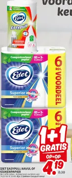 Aanbieding: EDET EASYPULL NAVUL OF KEUKENPAPIER