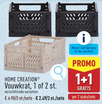 Promotie: Caisse pliable