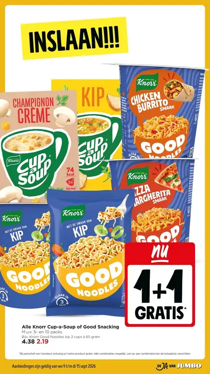 Aanbieding: Alle Cup-a-Soup of Good Snacking