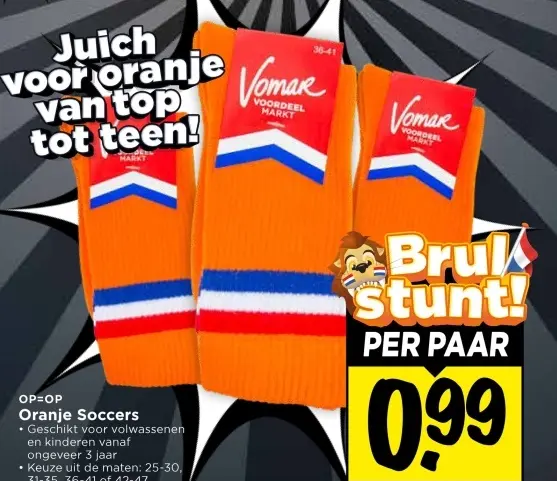Aanbieding: Oranje Soccers