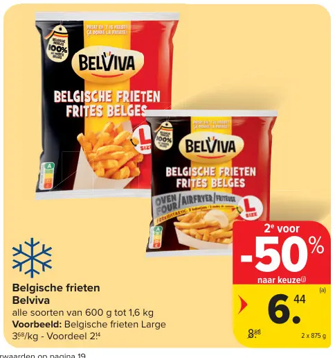 Promotie: Belgische frieten