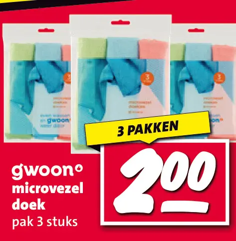 Aanbieding: microvezel doek