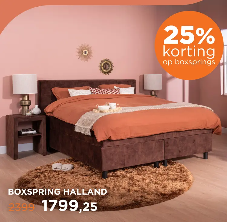 Aanbieding: Boxspring halland