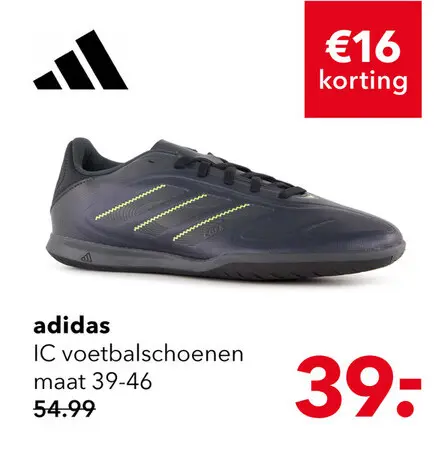 Aanbieding: Adidas Copa Pure III Club IC kinder zaalschoenen zwart
