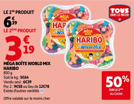 Promotie: Méga boîte world mix