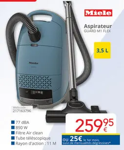 Offre: Aspirateur GUARD M1 FLEX