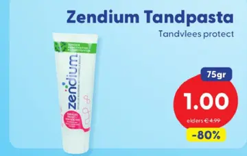 Aanbieding: Zendium Tandpasta