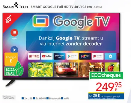 Promotie: SMART GOOGLE Full HD TV